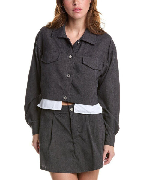 Lyra & Co 2Pc Shirt & Skort Set Women's