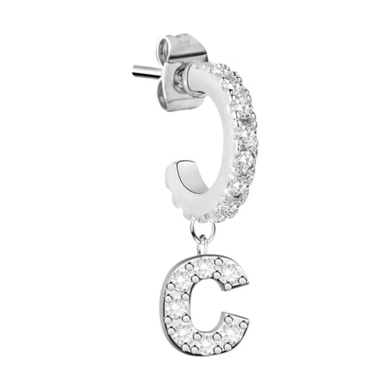 LE PETITE STORY Hoop Letter C earrings