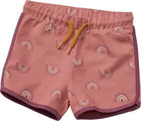 Shorts mit Regenbogen-Muster & Stretch, rosa , Gr. 98, 1 St