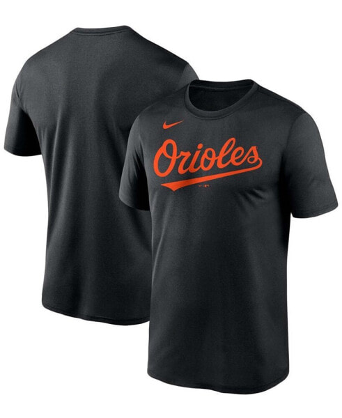 Men's Black Baltimore Orioles Wordmark Legend T-shirt