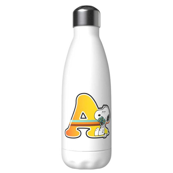 SNOOPY Letter A Customized Stainless Steel Bottle 550ml