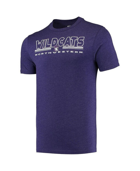 Пижама Concepts Sport для мужчин Heathered Charcoal, Purple Distressed Northwestern Wildcats Meter