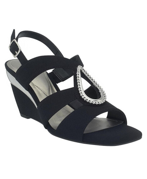 Women's Violette Ornamented Wedge Sandals