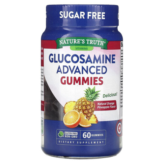 Glucosamine Advanced Gummies, Orange Pineapple, 60 Gummies