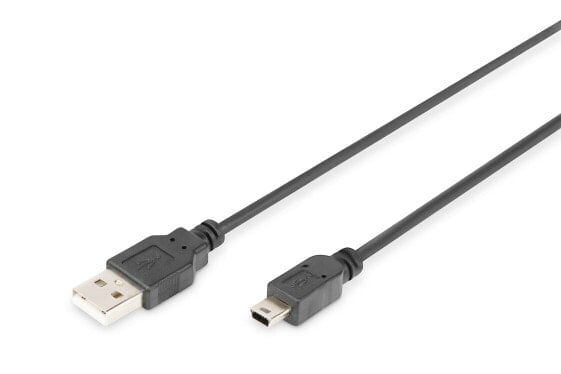 DIGITUS USB 2.0 Connection Cable, Type A to Mini B