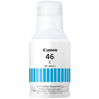 Чернила Canon GI-46 C, голубые, для Canon MAXIFY GX6040/GX7040, 14000 страниц, струйные, 1 шт.