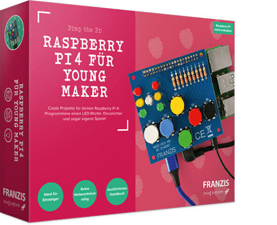 Franzis Verlag Lernpaket Young Maker für Raspberry 4 Deutsch