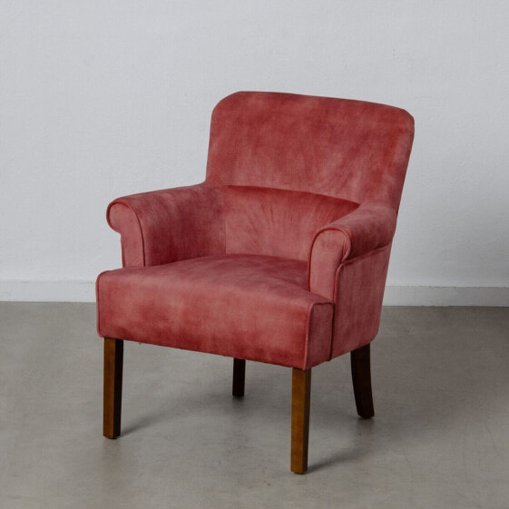 Домашнее кресло синтетическая ткань BB Home Armchair 77 x 64 x 88 cm Темно-красное