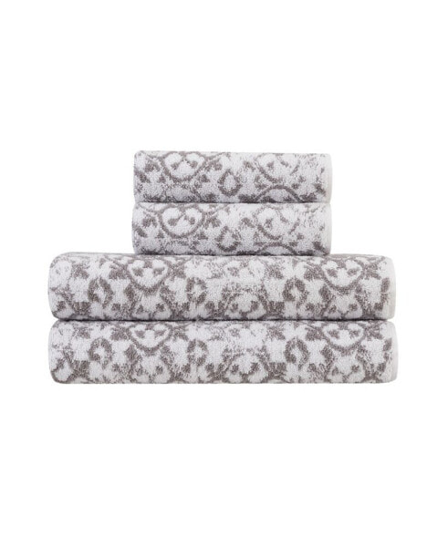 Aziza 4 Piece Bath Towel Set