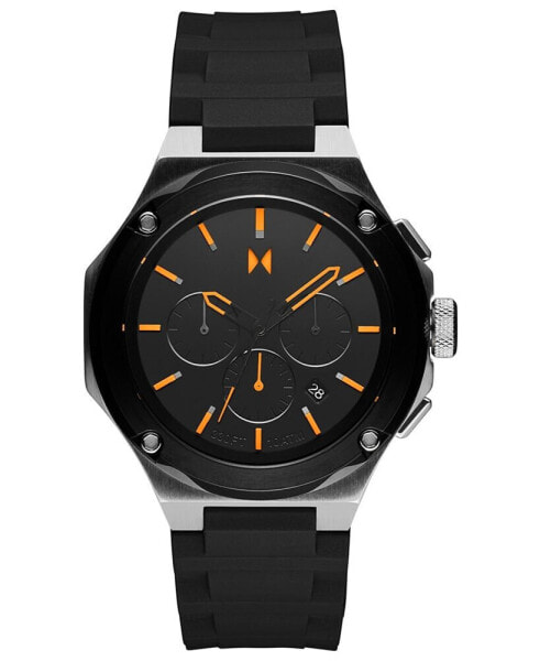 Часы MVMT Men's Raptor Black Silicone Strap Watch