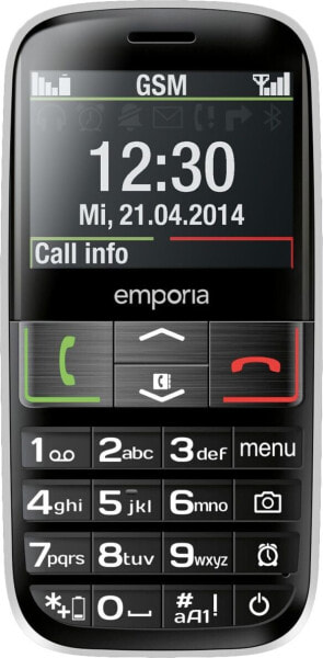 Telefon komórkowy Emporia V50 Czarno-srebrny