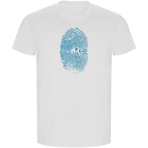 KRUSKIS Mountain Fingerprint ECO short sleeve T-shirt