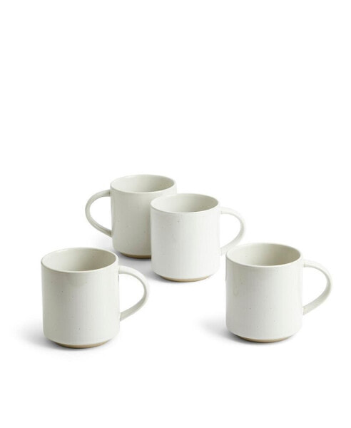 Urban Dining White Handled Mug Set of 4