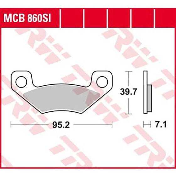 TRW Offroad Can Am DS 450 EFI 2X4 10 Sintered Rear Brake Pads