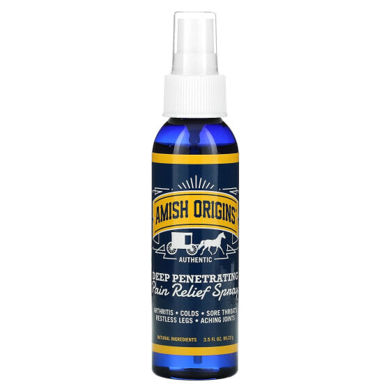 Мазь для облегчения боли в мышцах и суставах Amish Origins Deep Penetrating 3.5 жидк.унц. (99.22 г)