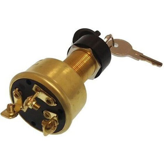 GOLDENSHIP Ignition Starter Switch With 3 Terminals