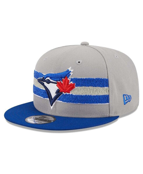 Men's Gray, Royal Toronto Blue Jays Band 9FIFTY Snapback Hat