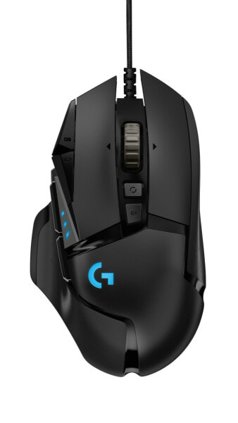 Logitech G G502 HERO High Performance Gaming Mouse - Right-hand - Optical - USB Type-A - 25600 DPI - 1 ms - Black