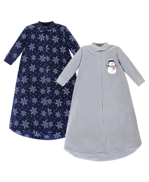 Girl Fleece Long Sleeve Sleeping Bag 2 Pack