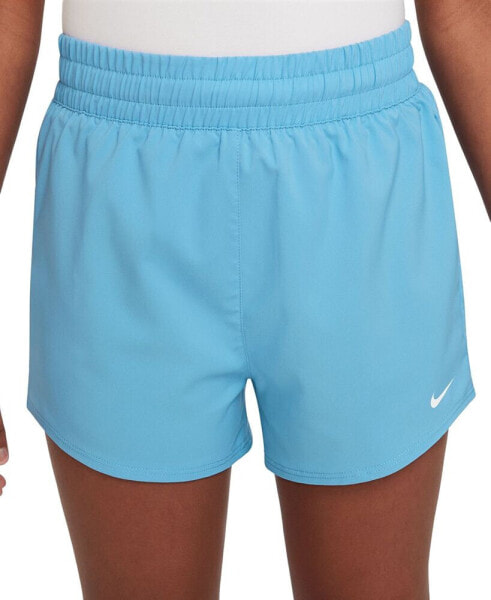 Big Girls One Dri-FIT High-Waisted Woven Training Shorts