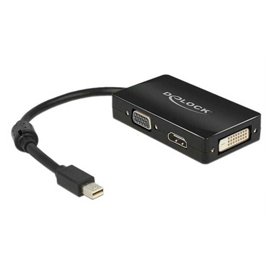 DELOCK 62631 Mini Displayport To HDMI DVI VGA adapter