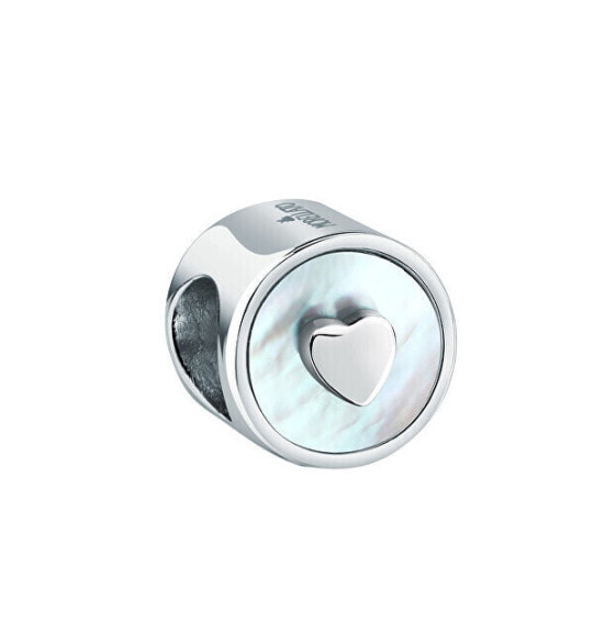 Drops SCZ1335 charming steel bead with a heart