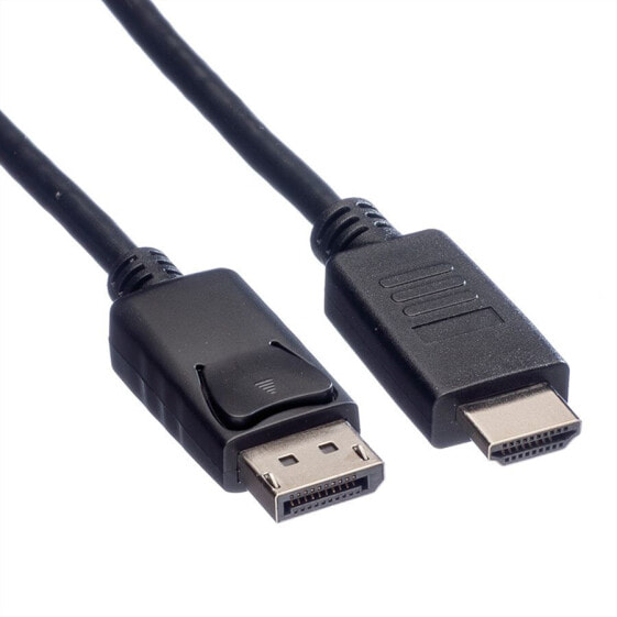 ROLINE DisplayPort Cable - DP - HDTV - M/M - 2 m - 2 m - DisplayPort - Male - Male - Straight - Straight