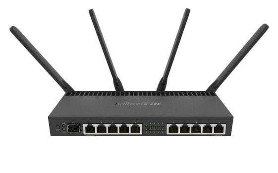 Wi-Fi роутер MikroTik RB4011iGS+5HacQ2HnD-IN - Dual-band (2.4 GHz / 5 GHz) - Ethernet LAN - Черный