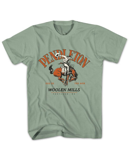 Men's Bucking Horse Crewneck Short Sleeve Graphic T-Shirt