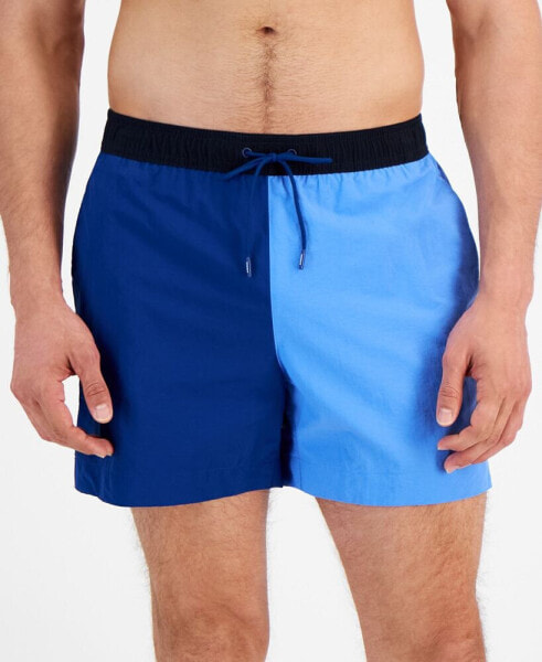 Men's Colorblocked 5" Swim Trunks