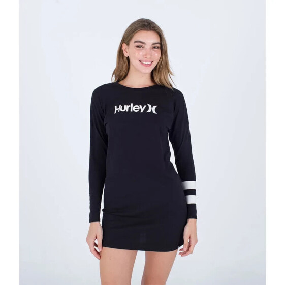 HURLEY Oceancare O&O Long Sleeve Short Dress