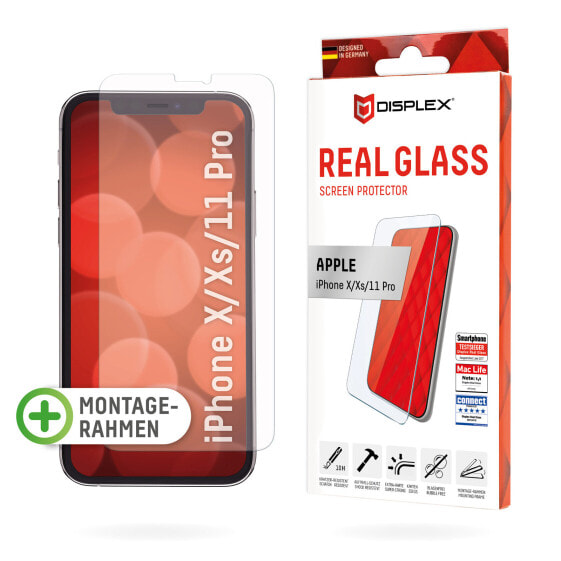 Стекло защитное E.V.I. Displex Real Glass для Apple iPhone 11 Pro/X/Xs