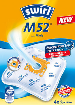 Аксессуар для пылесоса Swirl M 52 White 4 pc(s) 1 pc(s)