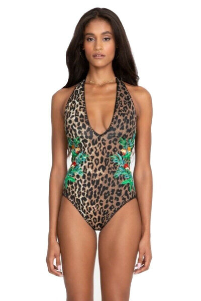 Johnny Was Vivianne Plunge One-Piece Multi - CSW3720-N Retail $218.00