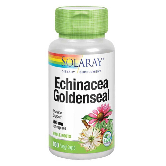 SOLARAY Echinacea+Goldenseal 500mgr 100 Units