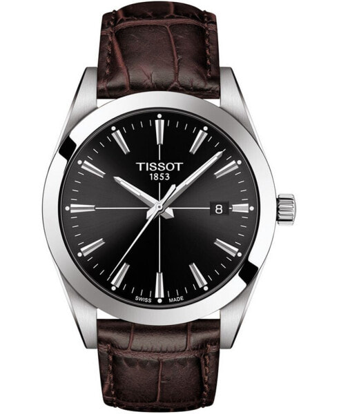 Часы Tissot Swiss Gentleman Brown 40mm