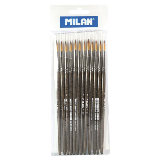 MILAN Round Synthetic Bristle Paintbrush Series 311 No. 6
