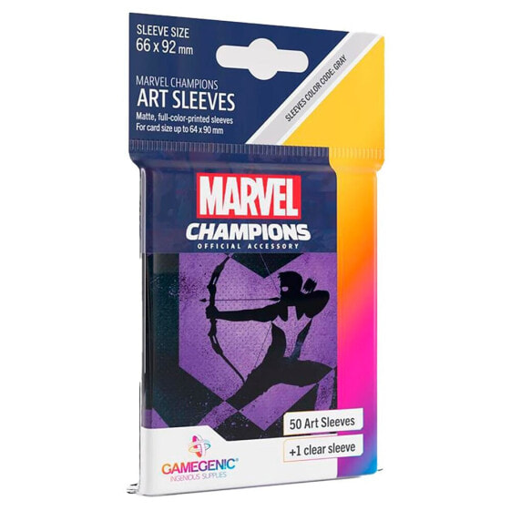 GAMEGENIC Card Sleeves Marvel Champions Hawkeye 66x92 mm