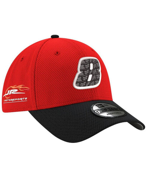 Men's Red, Black Josh Berry Big Number 9FORTY Snapback Adjustable Hat