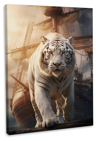 Leinwandbild White Tiger