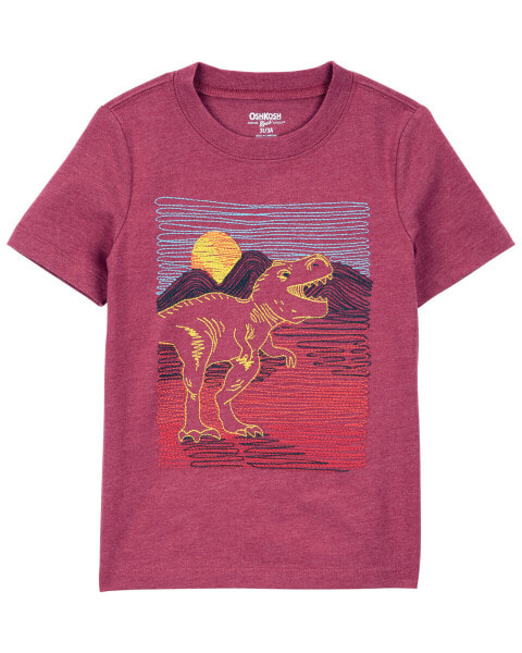 Toddler Stitched Dino Graphic Tee 2T