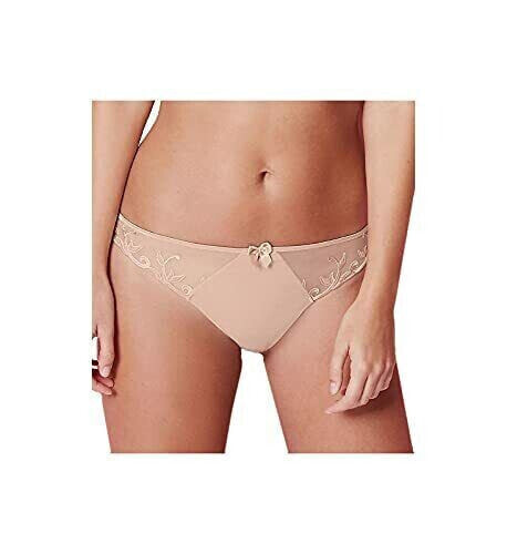 Simone Perele Women's Andora Cotton Thong, peau Rose, X-Small