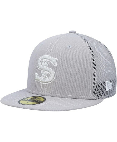 Men's Gray Chicago White Sox 2023 On-Field Batting Practice 59FIFTY Fitted Hat