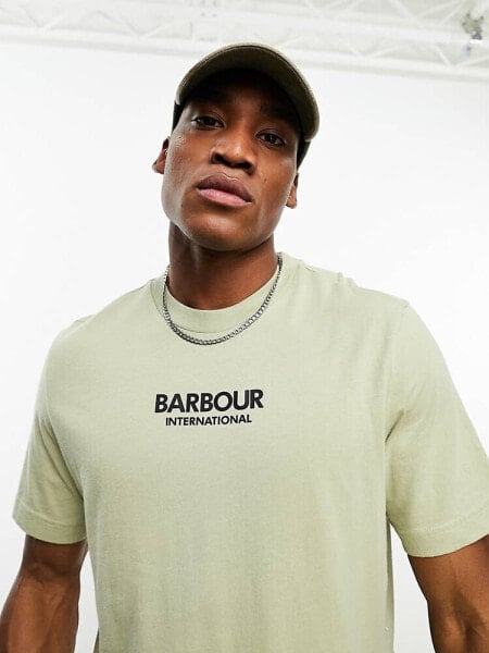 Barbour International Formula t-shirt in stone