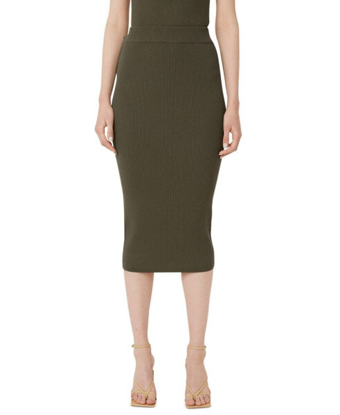 Women's Knit Midi Skirt