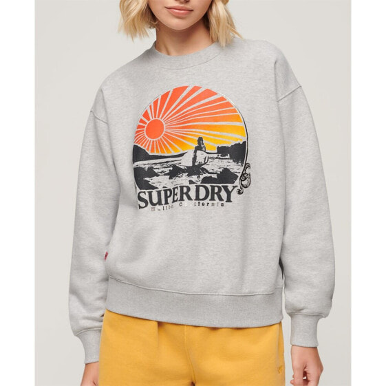 SUPERDRY Travel Souvenir Loose sweatshirt