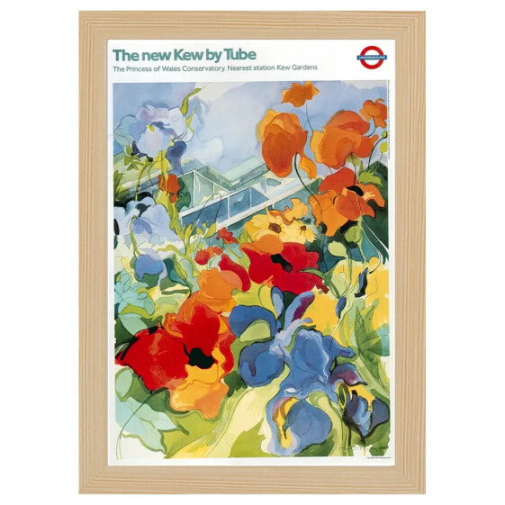 Bilderrahmen Poster 1987 Kew by Tube