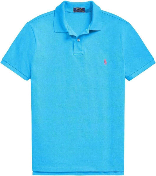 Polo Ralph Lauren short sleeve 2 button shirt Blue S