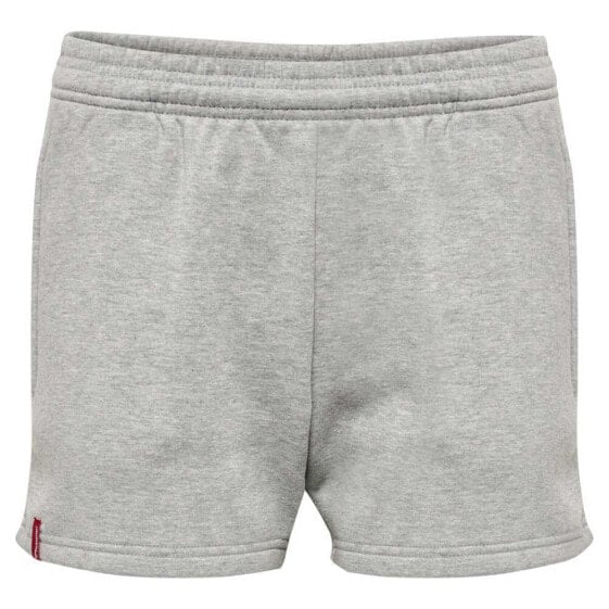 HUMMEL Red Basic Sweat Shorts