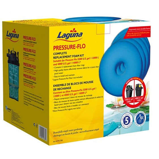 LAGUNA Pressure Flo 14000 sponge 5 units